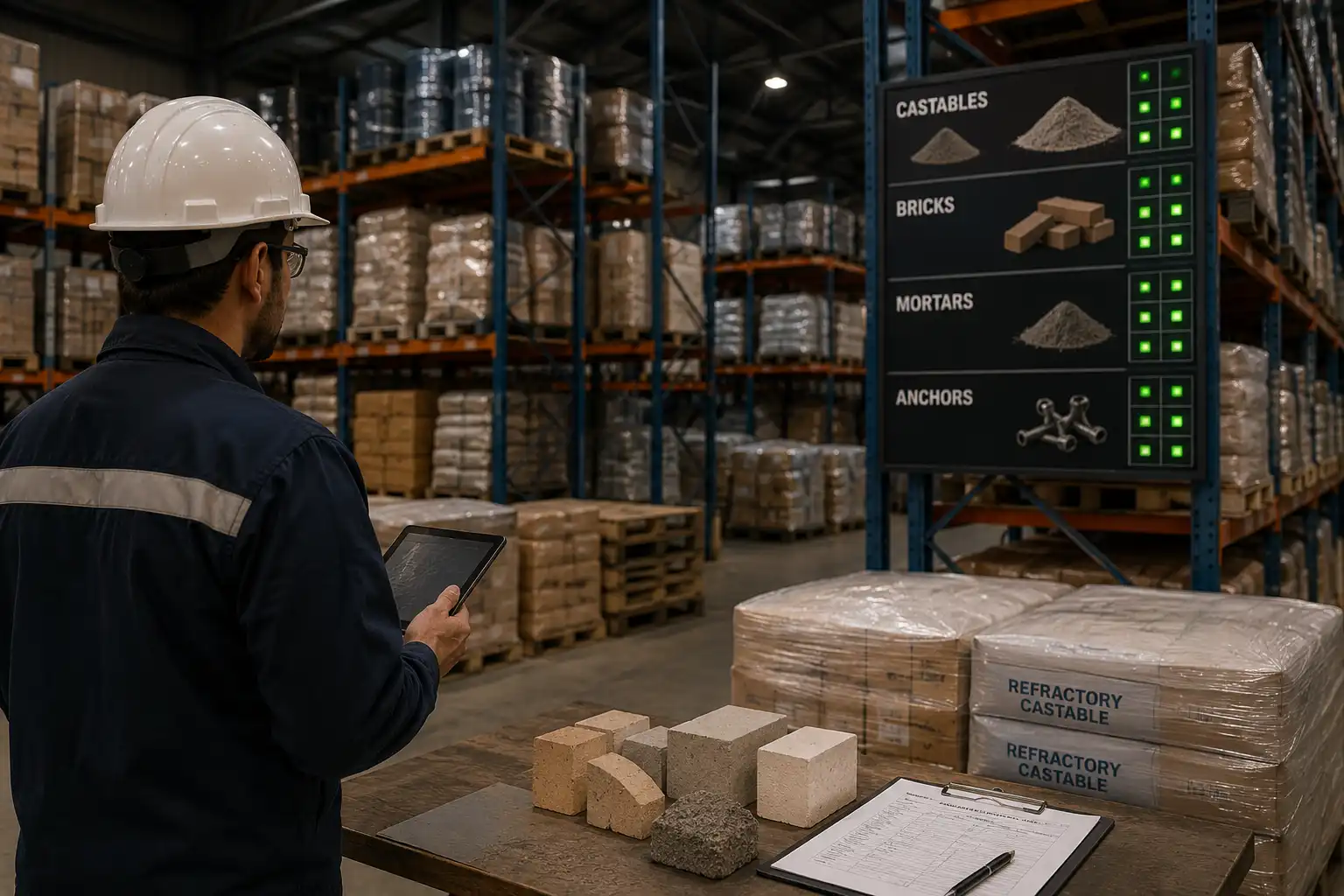 Do you hold this refractory grade in stock, or are you ordering it after I sign?